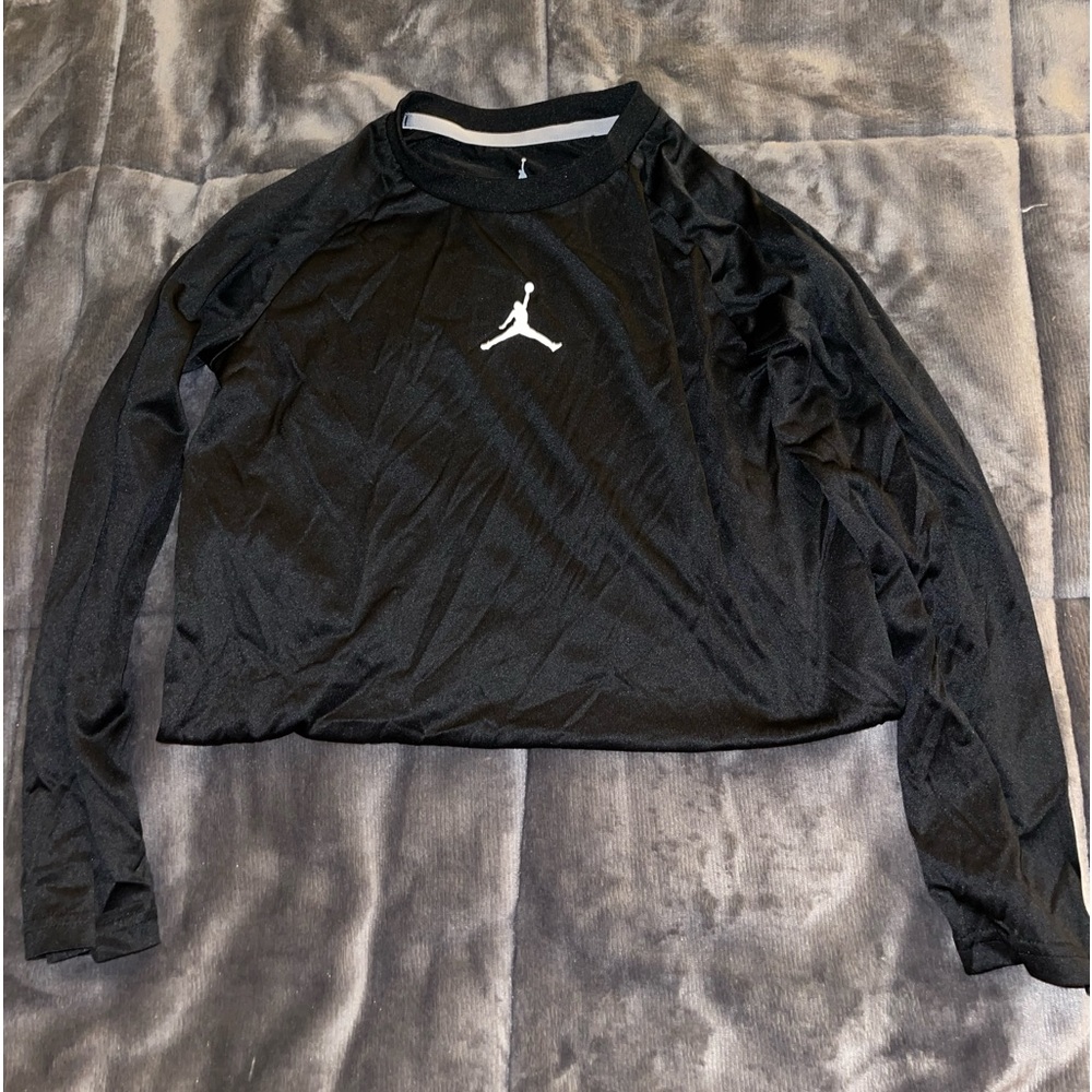 Nike dri-fit long sleeve black tee